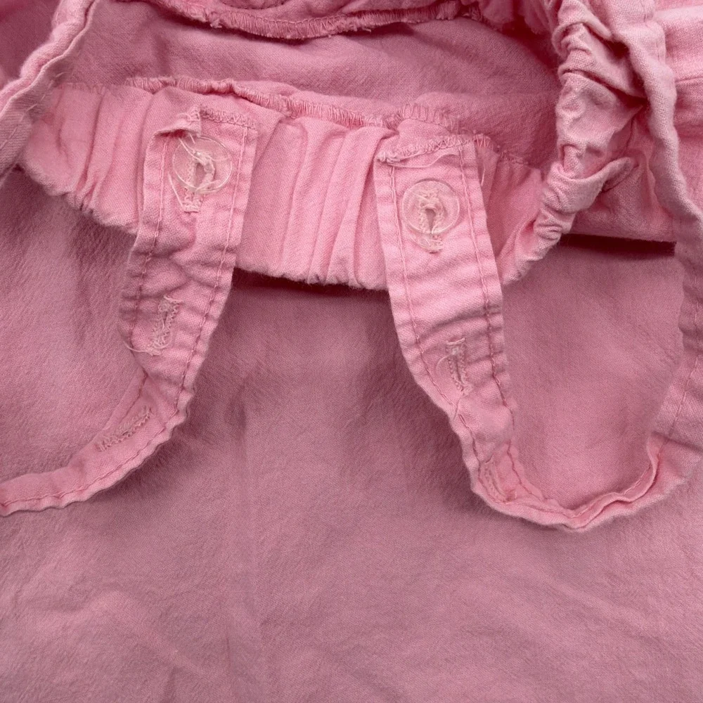 VTG Pink Disney Minnie Mouse Dress Girls Youth 6 USA 80s 90s Micky And Friends - Picture 4 of 12
